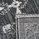 Cotton Machine Washable Rugs Black Grey Rug Carpet Hallway Runner Large Small
