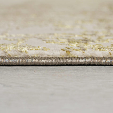 Modern Gold Rug Beige Cream Abstract  Pattern Marble Design Short Soft Pile Carpet Polypropylene Bedroom Living Room Lounge Woven Mat Contemporary Floor New Area Small Large  120x170cm 160x230cm 200x290cm