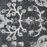 Cotton Rugs Washable Black Oriental Rug Runner Natural Flat Weave Carpet Living Room Bedroom Mat