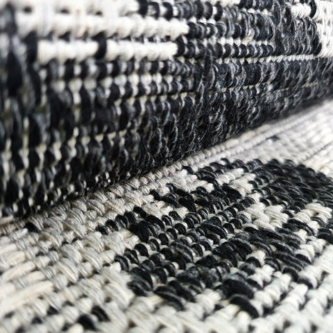 Cotton Machine Washable Rug Black Grey Oriental Traditional Pattern Large Small Hallway Runner Natural
