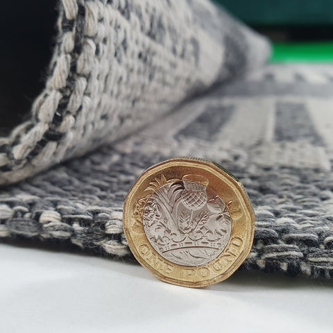 Grey Geometric Rug 100% Cotton Small Extra Large XL Washable Modern Flat Weave Carpet Woven Room Mat