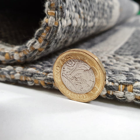 Grey Mustard Rug Geometric 100% Cotton Small Extra Large XL Washable Modern Flat Weave Carpet Woven Living Room Mat