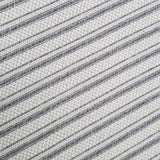 Striped Rug Runner Grey White Cream 100% Cotton Washable Woven Carpet Mat Small Large Flat Weave Rugs for Living Room & Bedroom or Hallway
