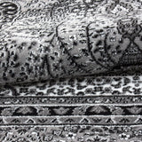 Oriental Rug Grey Thick Soft Floral Traditional Rug Carpet Extra Large Small Woven Area Mat