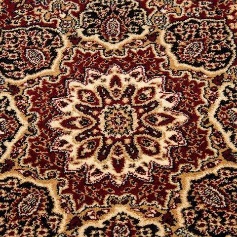 Traditional Rugs Red Beige Oriental Pattern Mat Small Extra Large Room Floor Mat