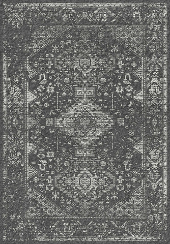 Oriental Rug Anthracite White Dark Grey Soft Mat Microfiber Bedroom Floor Carpet
