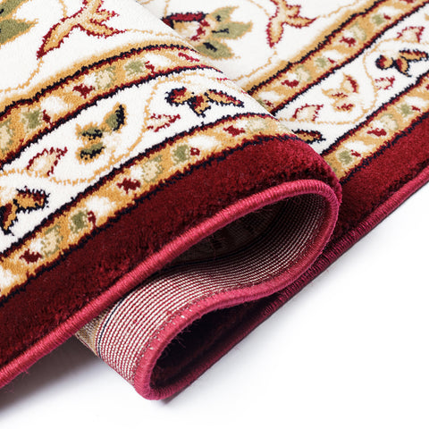 Red Mustard Beige Cream Green Rug Carpet Mat Living Room Dining Bedroom Area Lounge Floor Hall Small Extra Large Big New Modern Designer Traditional Oriental Vintage Pattern Polypropylene Woven Short Low Pile Rectangle Runner Round Size 120x170cm 160x230cm 200x290cm 240x340cm 80x150cm 60x230cm 66x300cm 133x133cm