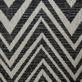 Grey Black Zig Zag Rug Flat Weave Jute Look Chevron Carpet Small Large Long Kitchen Hallway Runner Indoor Mat