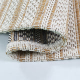 Cotton Rug Yellow Mustard Cream Striped Small Large Runner Washable Living Room Bedroom Flat Woven Carpet Area Mat