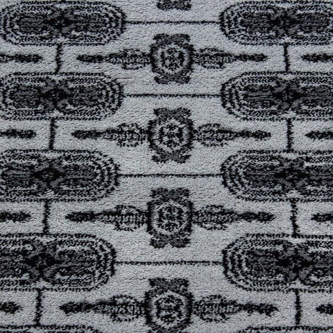 Oriental Rugs Grey Black Border Design Pattern Carpet Small Large Room Floor Mat