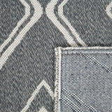 Grey Rug Diamond Pattern 100% Cotton Small Extra Large Runner Washable Flatweave Carpet Living Room Bedroom Woven Mat