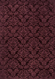 Mauve Purple Rug Damask Stile Floral Oriental Carpet Living Room Bedroom Rug Mat