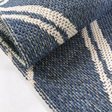 Cotton Rug Navy Blue Diamond Pattern Washable Runner Modern Woven Mat Carpet Small Extra Large
