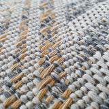 Grey Rug Modern Shabby Chick Pattern 100% Cotton Small Large XL Washable New Mat Flat Weave Rugs Stirped Diamond Design