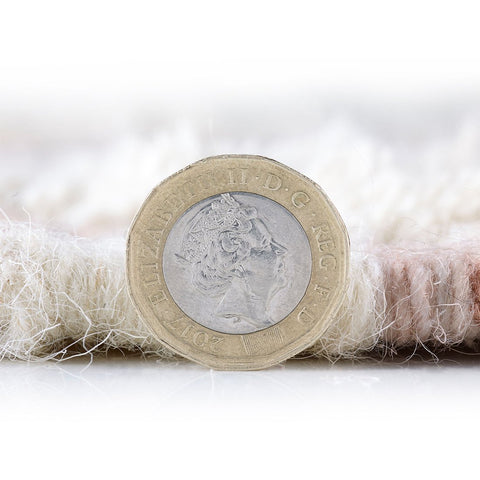 Dhurrie Rug Wool Rugs Boho Style Grey Pink Living Room Bedroom Carpet Mat