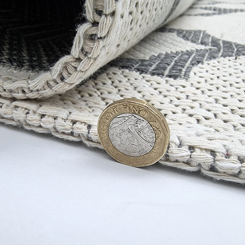 Runner Rug Cream Grey Washable Hallway Runner Rug Flatweave Living Room Bedroom Runner