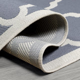 Grey Beige Rug Indoor Outdoor Modern Pattern Mat Flat Weave Floor Hallway Carpet