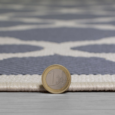 Grey Beige Rug Indoor Outdoor Modern Pattern Mat Flat Weave Floor Hallway Carpet