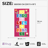 Hopscotch Rug Girls Bedroom Play Mat