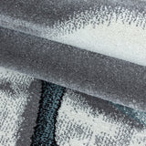 Kids Animal Rug Grey Blue Sleeping Dragon Pattern Childrens Bedroom Play Room Floor Mat Baby Nursery Girls Boys Unisex Stars Carpet Small Large 120x170 160x230 80x150 120 160 Round Polypropylene Friese Short Low Pile