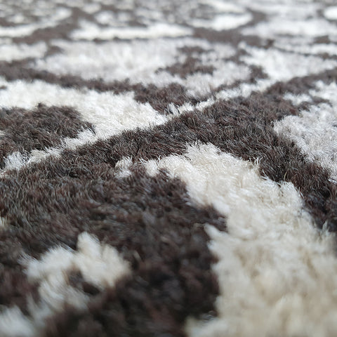 Grey Trellis Rug Oriental Pattern Carpet Small Large Woven Low Pile Living Room Mats