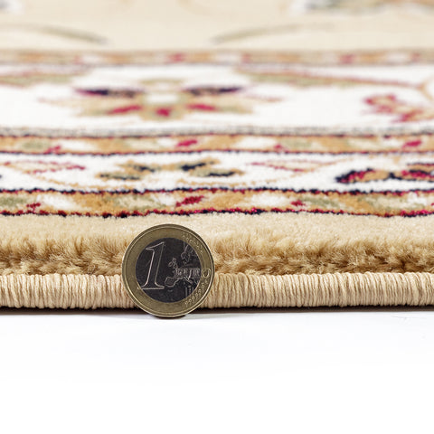 Beige Cream Rug Carpet Mat Living Room Dining Bedroom Area Lounge Floor Hall Small Extra Large Big New Modern Designer Traditional Oriental Vintage Pattern Polypropylene Woven Short Low Pile Rectangle Runner  Round Size 120x170cm 160x230cm 200x290cm 240x340cm 80x150cm 60x230cm 66x300cm 133x133cm