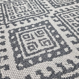 Cotton Rug Cream Aztec Machine Washable Carpet Flatweave Mat for Living Room Bedroom Large Small Sizes