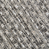 Non Slip Rug for Kitchen Living Room Brown Plain Flat Weave Natural Look Durable Area Mat