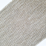 Non Slip Rug for Kitchen Living Room Taupe Brown Plain Flat Weave Natural Look Durable Area Mat