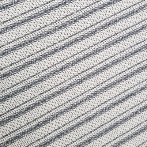 Striped Rug Runner Grey White Cream 100% Cotton Washable Woven Carpet Mat Small Large Flat Weave Rugs for Living Room & Bedroom or Hallway