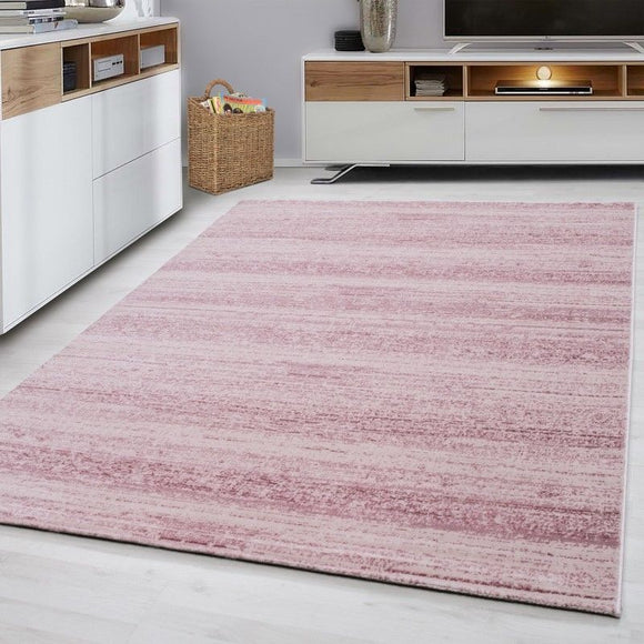 Pink Rug New Modern Living Room Carpet Small X Large Woven Short Pile Area Mats