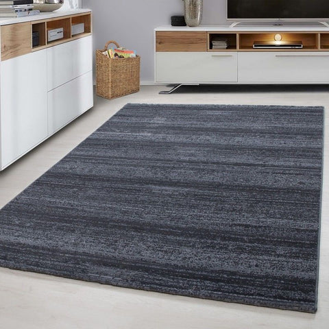 Grey Bedroom Rug Modern Woven Short Pile Mat Dining Room Carpets Small Large XL