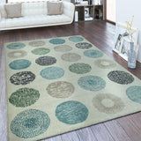 Designer Rug Abstract Multicoloured Floral Geometric Pattern Extra Large Small
