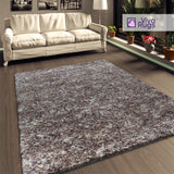 Beige Shaggy Rug Mottled Brown Beige Fluffy Carpet Extra Large Small Living Room Bedroom Carpet Long Pile Thick Pile Mat