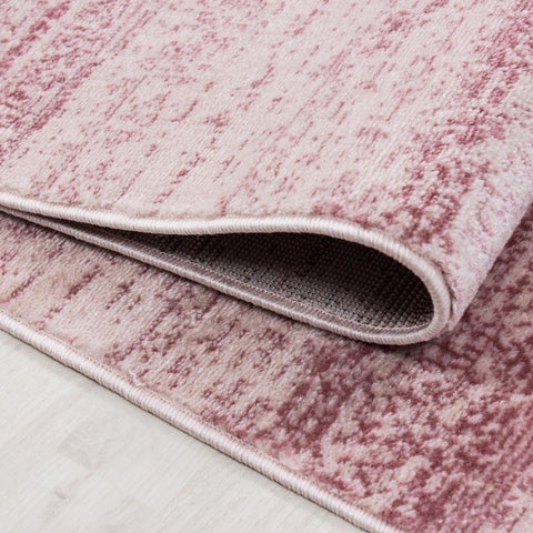 Pink Rug New Modern Living Room Carpet Small X Large Woven Short Pile Area Mats