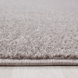 Beige Rug New Modern Plain Woven Low Pile Carpet for Lining Room Area Runner Mat