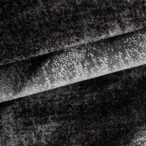 Abstract Rug Modern Black Grey White Shabby Chic Mats Bedroom Area Carpet Runner