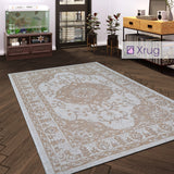 100% Cotton Rug Cream Beige Natural Flatweave Washable Carpet Rug For Living Room Bedroom Runner Mat