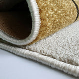 Cream Yellow Gold Rug Living Room Bedroom Rugs Carpets Soft Short Pile Contemporary Woven Mat