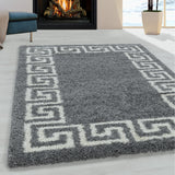 Grey Fluffy Rug Large Small Soft Thick Shaggy for Bedroom Living Room Bedside