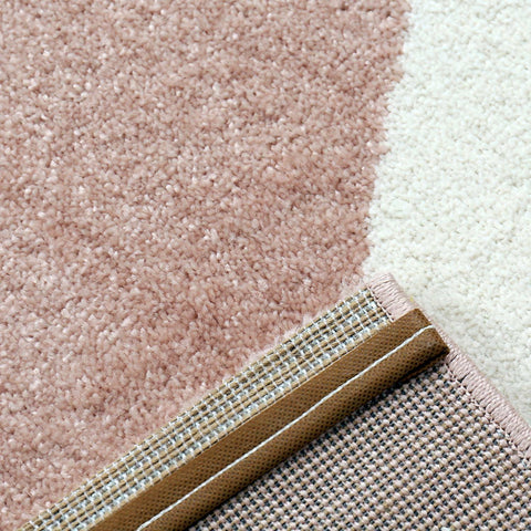Kids Unicorn Rug Girls Pink Beige White Cream Childrens Bedroom Nursery Mat Baby Play Room Floor Carpet