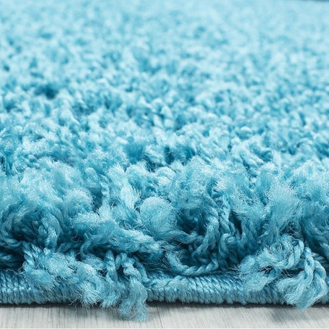 Fluffy Rug Living Room Bedroom Thick Woven Mat Shaggy Long Pile Rug