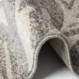 Modern Rug Grey Ivory Nature Pattern Floor Mat Small Large Bedroom Lounge Carpet