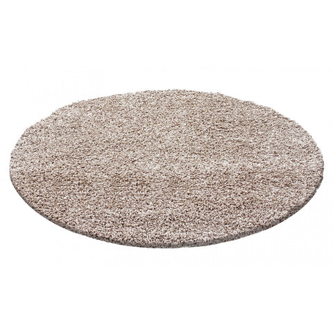 Beige Shaggy Rug Fluffy Carpet Extra Large Small Circle Round Mat Deep Pile Rugs for Living Room Bedroom
