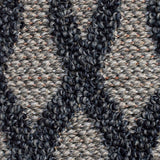 Modern Black Brown Rug Jute Look Flat Weave Hard Wearing Woven Carpet Grey Geometric Trellis Pattern Indoor Kitchen Small Extra Large 120x170 160x230 200x290 Polypropylene Mat