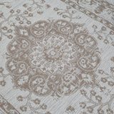 Modern Oriental Rug 100% Cotton Small Extra Large Washable Cream Taupe Brown Living Room Bedroom Flatweave Carpet Mat