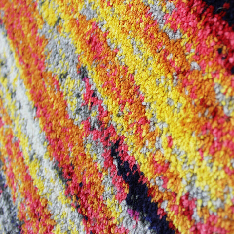 Multi Colour Rug Striped Pattern Floor Mat Smal Large Living Room Bedroom Carpet
