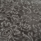 Grey Oriental Rug Damask Floral Patterned Silver Carpet Bedroom Living Room Mat