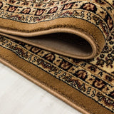 Oriental Rug Beige Cream Border Design Carpet Modern Bedroom Mat Small X Large
