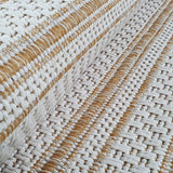 Cotton Rug Yellow Mustard Cream Striped Small Large Runner Washable Living Room Bedroom Flat Woven Carpet Area Mat